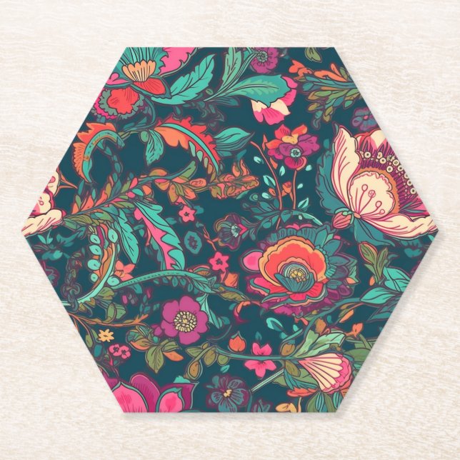 Porta-copo De Papel Padrão sem soldadura do Red Lilly (Frente)