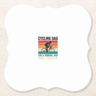 Porta-copo De Papel Pai Ciclista Camisa de Pai Ciclista Vintage Design