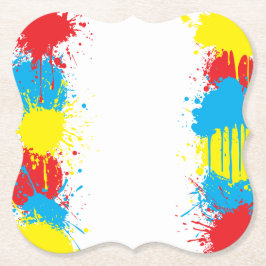 Porta-copo De Papel Painting Party Kids Birthday