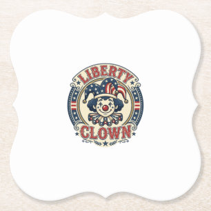 Porta-copo De Papel Palhaço da Liberdade Patriótico Patriótico Clownco