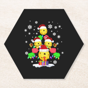 Porta-copo De Papel Papais noeis de Árvore de Natal Piceball Luzes de