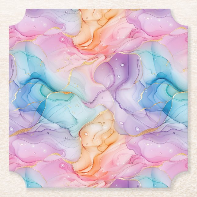 Porta-copo De Papel Paper Coasters (Frente)