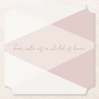 Porta-copo De Papel Para nós uma criança é Nascer