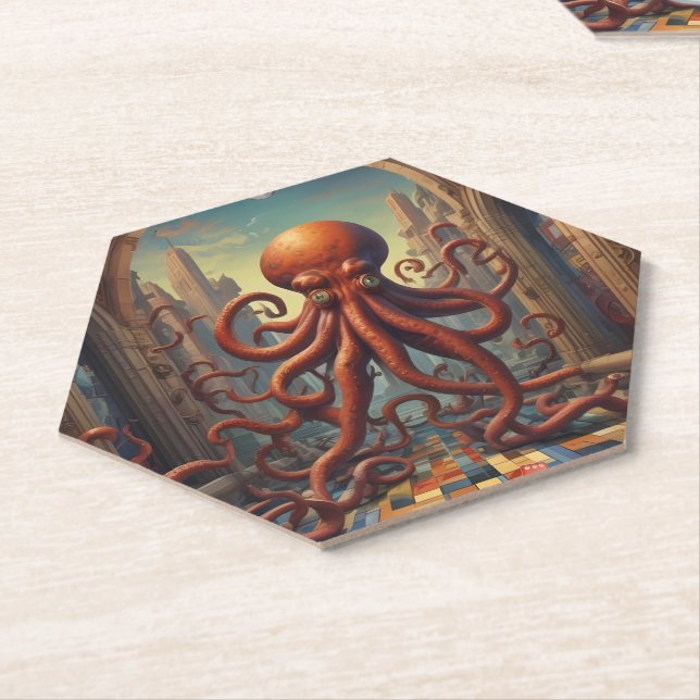 Porta-copo De Papel Paraíso Perdido de Cthulhu (Angular)