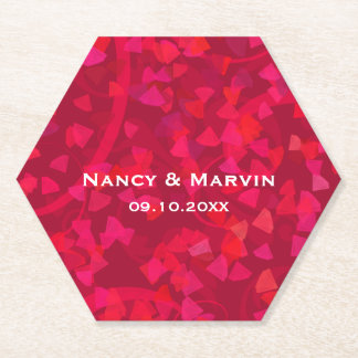 Porta-copo De Papel Partido Personalizado Ruby 40º Aniversário de Casa