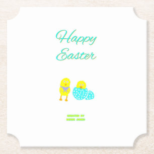 Porta-copo De Papel Páscoa Hatchlings Ticket Paper Porta copos