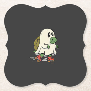 Porta-copo De Papel Patins de Rolo Tartaruga Fantasma Design de Hallow