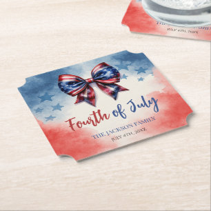 Porta-copo De Papel Patriótico do Dia Americano do 4 de julho