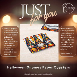 Porta-copo De Papel Pérolas de Papel de Gnomos de Halloween