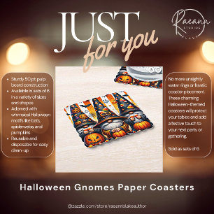 Porta-copo De Papel Pérolas de Papel de Gnomos de Halloween