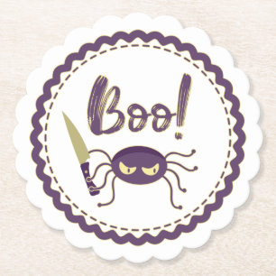 Porta-copo De Papel personagem de faca de mão de aranha engraçada de B