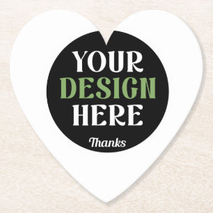 Porta-copo De Papel personalizado, único, elegante e minimalista hersh