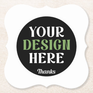 Porta-copo De Papel personalizado, único, elegante e minimalista hersh