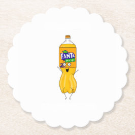 Porta-copo De Papel Personalize fantástico, refrigerante laranja