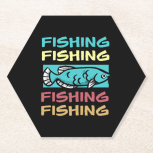 Porta-copo De Papel Pesca Peixes Pesca Pressão Barco Oceano Presente