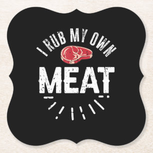 Porta-copo De Papel Piada Engraçado CHURRASCO de Chef Esfregar Minha P