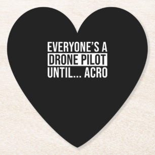 Porta-copo De Papel Piloto De Drone Para Acro Funny Quadcopter