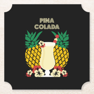 Porta-copo De Papel Piña Colada Cocktail Drink