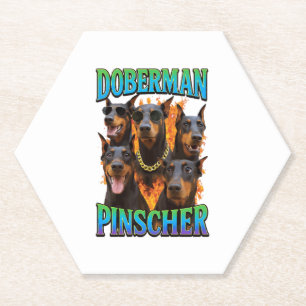 Porta-copo De Papel Pinscher Dobermann