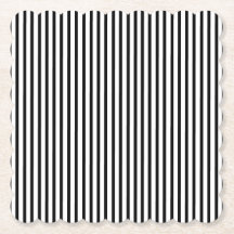 Pinstripe fina branca e preto