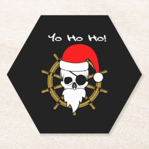 Porta-copo De Papel Piratas de Natal T Shirt