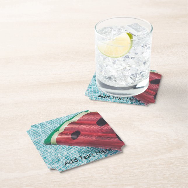 Porta-copo De Papel Piscina de melancia Flutuante na Piscina de nataçã (Insitu)