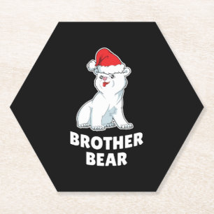 Porta-copo De Papel Polar Bear Christmas - Xmas Brother Gift