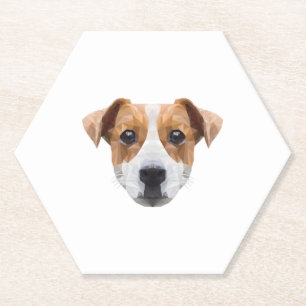 Porta-copo De Papel Polígono JRT Dogfather Mãe de Cachorro Amante de C