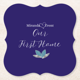 Porta-copo De Papel Porta copos Azul Marinho Moderno