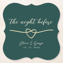 Porta-copo De Papel Porta copos de Janto do ensaio verde Emerald