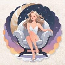 Porta copos de Nuvens das Estrelas da Lua da Mulhe