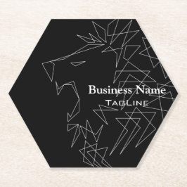 Porta-copo De Papel Porta copos de Papel de Contorno do Leão de Raio T