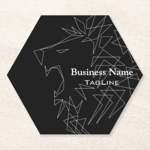 Porta-copo De Papel Porta copos de Papel de Contorno do Leão de Raio T