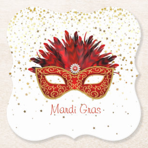 Porta-copo De Papel Porta copos de Papel Mardi Gras