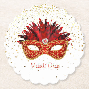 Porta-copo De Papel Porta copos de Papel Mardi Gras