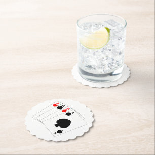 Porta-copo De Papel Porta copos de papel quatro aces Design