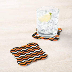 Porta-copo De Papel Porta copos de papel Stripe do Chevron Halloween