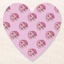 Porta copos de Rhododendron em forma de coração ro