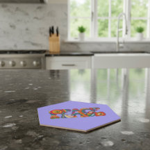 Porta copos do Peace Paper