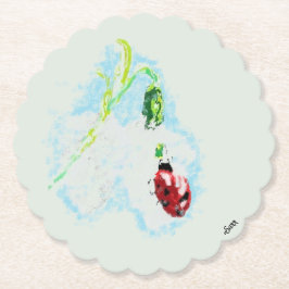 Porta-copo De Papel Porta copos: Flor Norte Americana