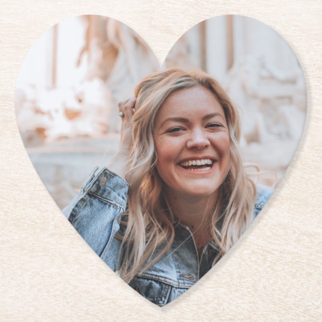 Porta-copo De Papel Porta copos personalizada de papel fotográfico (Frente)