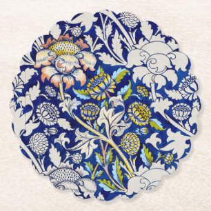 Porta-copo De Papel Porta copos: WILLIAM MORRIS : COR DA ÁGUA 1883