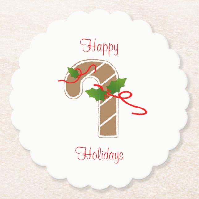 Porta-copo De Papel Portas copos de canas de chocolate (Frente)