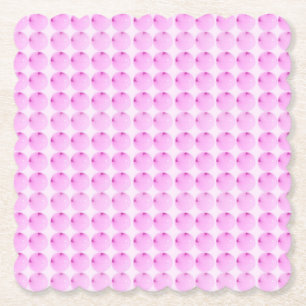 Porta-copo De Papel Portas copos de papel de pontos cor-de-rosa