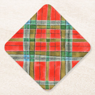 Porta-copo De Papel PORTAS COPOS de Papel Diamond do MAC BAIN TARTAN
