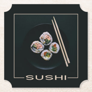 Porta-copo De Papel Portas copos de papel sushi
