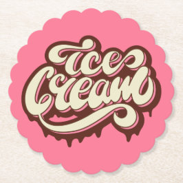 Porta-copo De Papel Portas copos de Sorvete de cores personalizadas