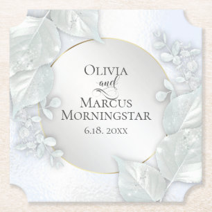 Porta-copo De Papel Portas copos de terceiros Icy Blue Shimmer