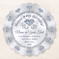 Portas copos Descartáveis Personalizadas, Aniversá