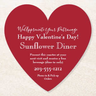 Porta-copo De Papel Portas copos do Promocional namorados - HAMbyWG